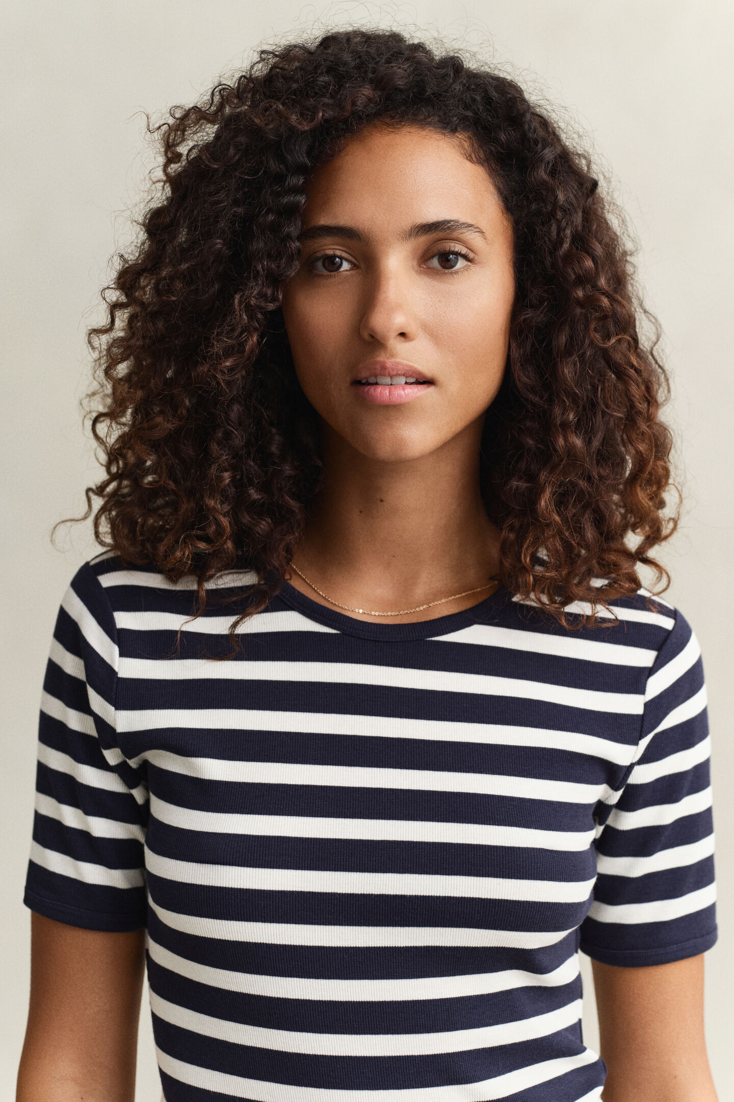 Striped Rib T-Shirt