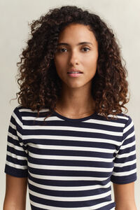 Striped Rib T-Shirt
