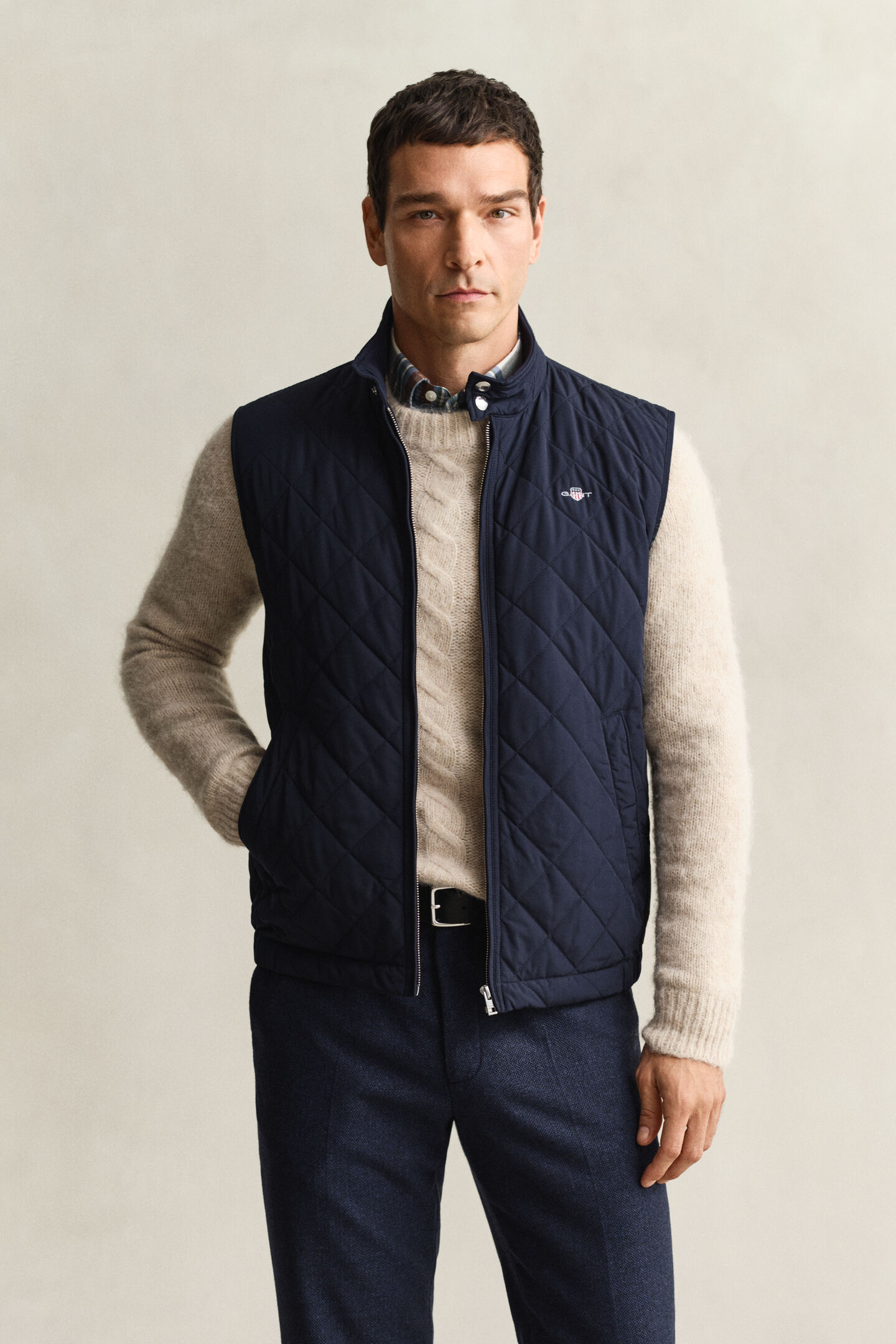 Quilted Windcheater Vest