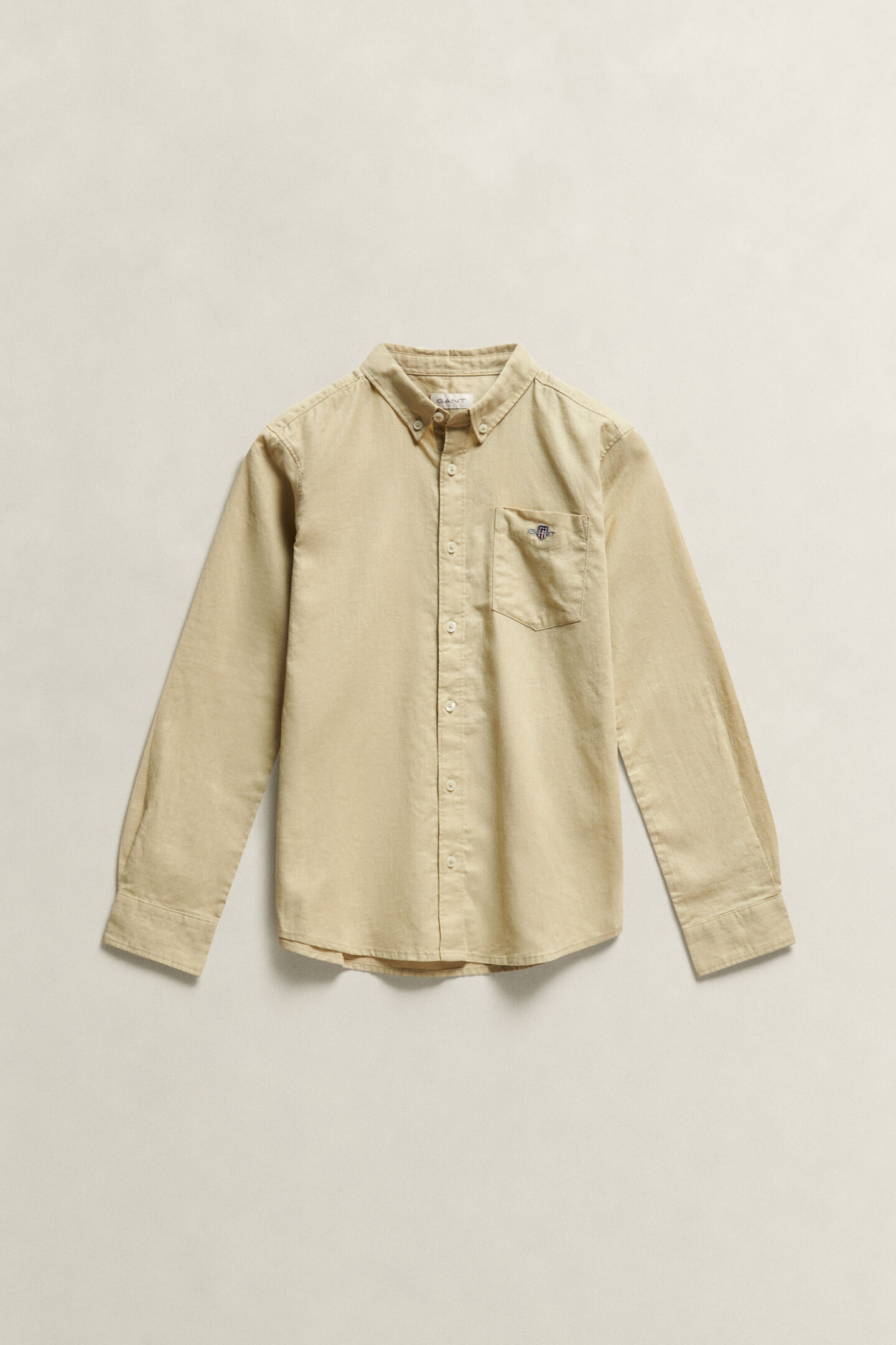 Teen Boys Linen Blend Shirt