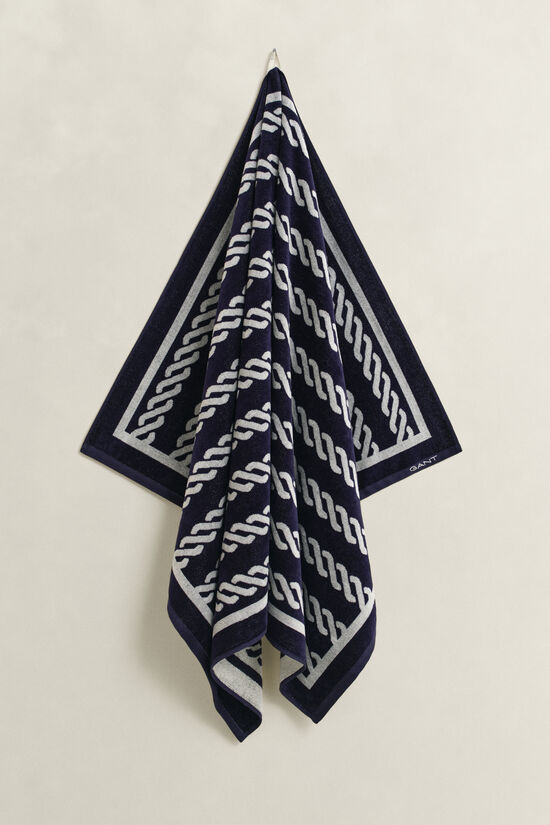 Rope Print Beach Towel