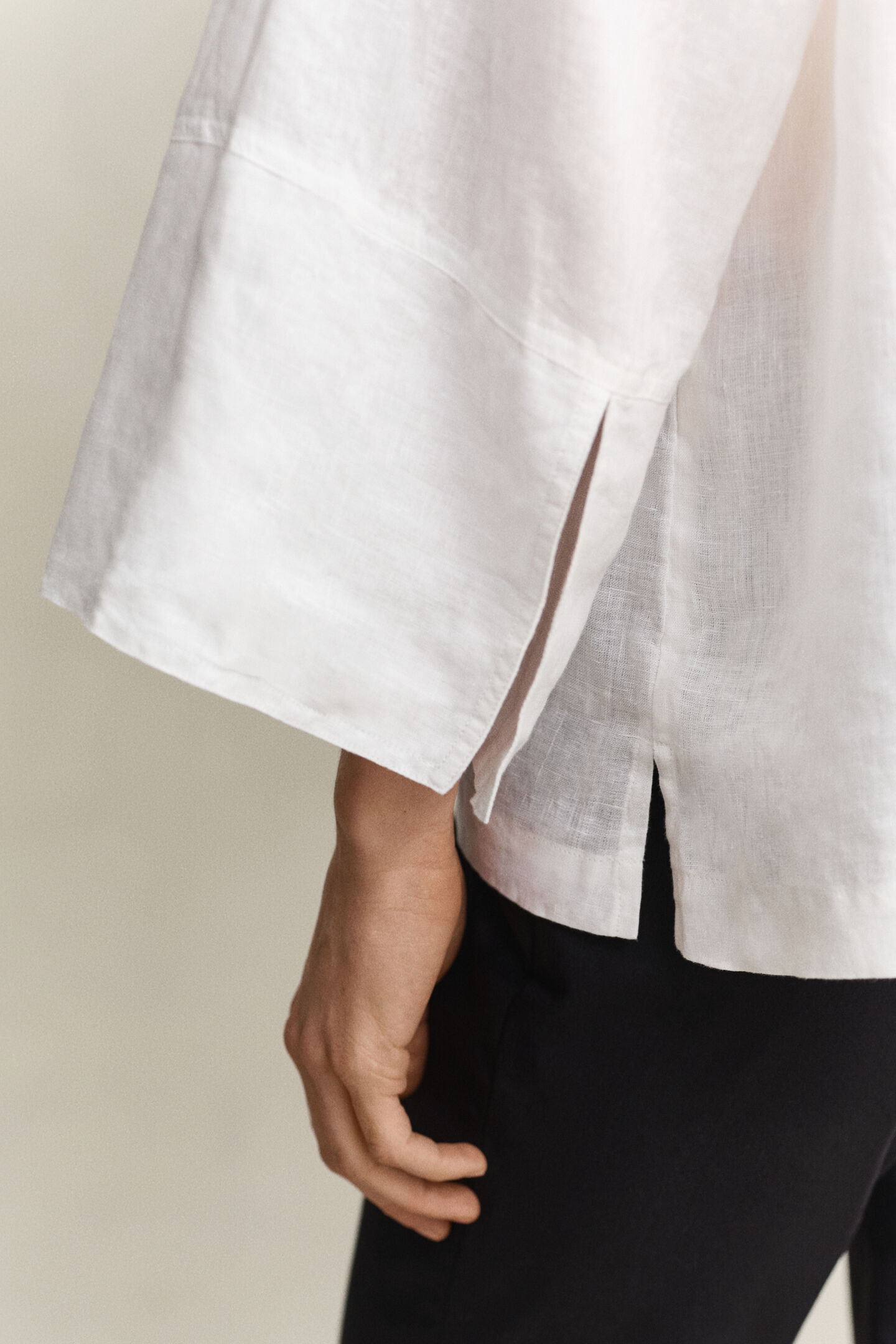 Popover Linen Shirt