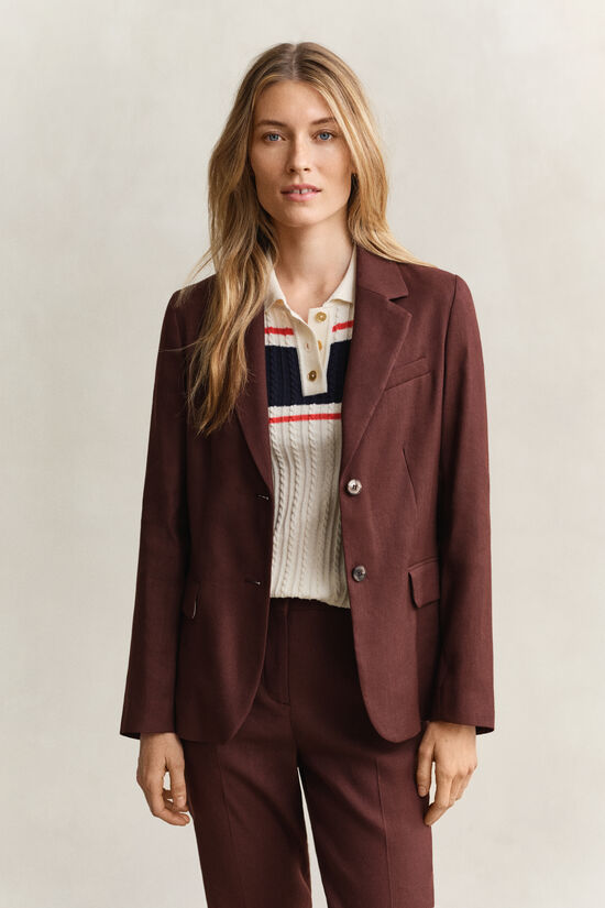 Linen Stretch Blazer