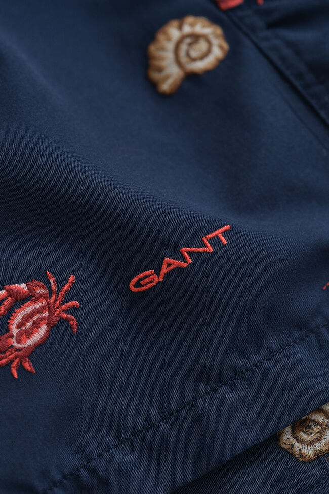 Lobster Embroidered Swim Shorts
