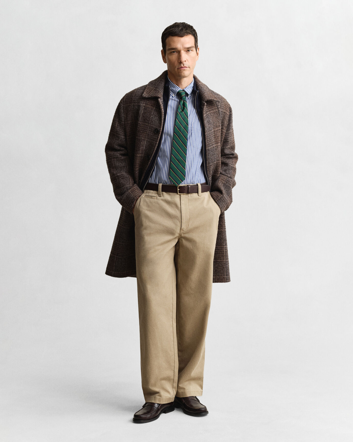 Regular Fit Classic Striped Poplin Shirt