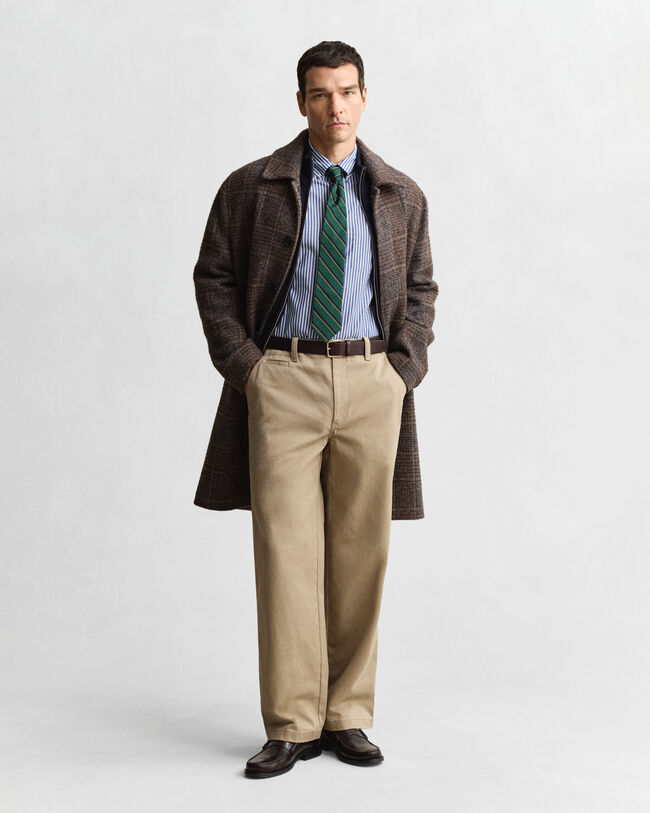 Regular Fit Classic Striped Poplin Shirt