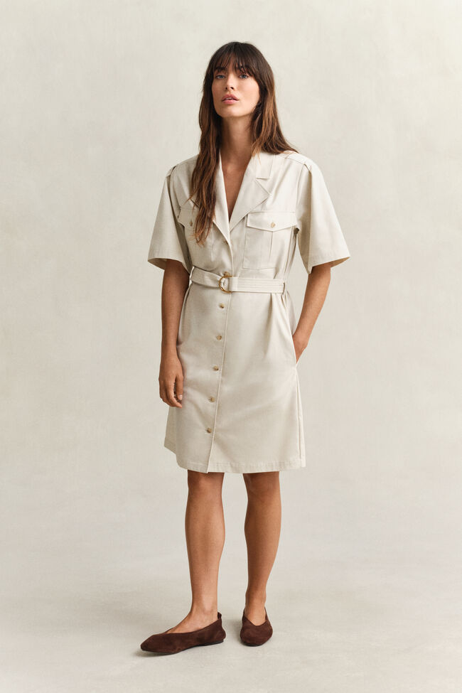 Belted Utility Dress
