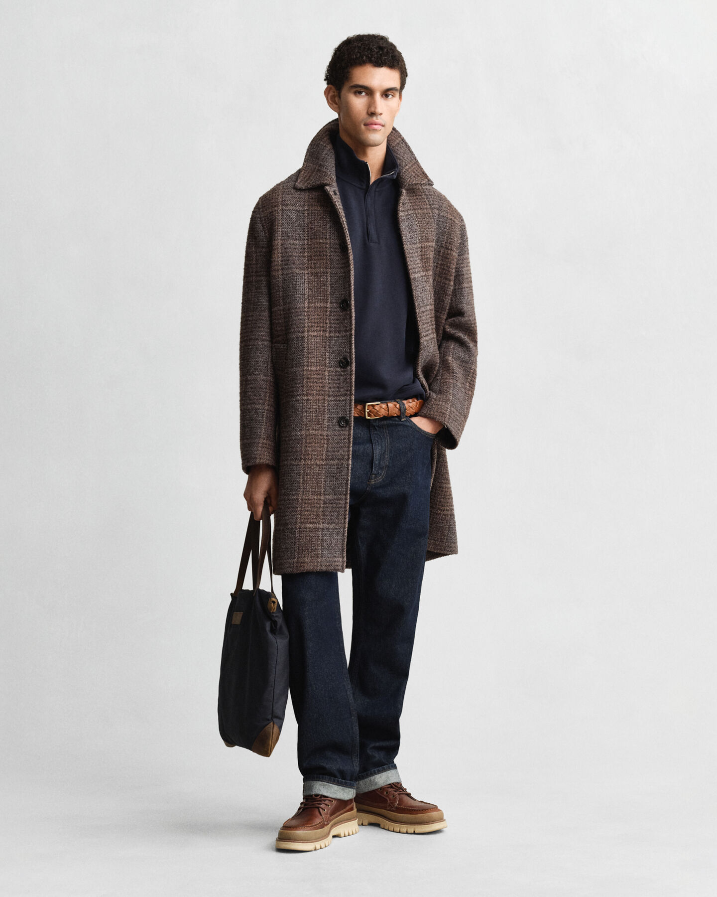 Light Sacker Rib Half-Zip Sweatshirt