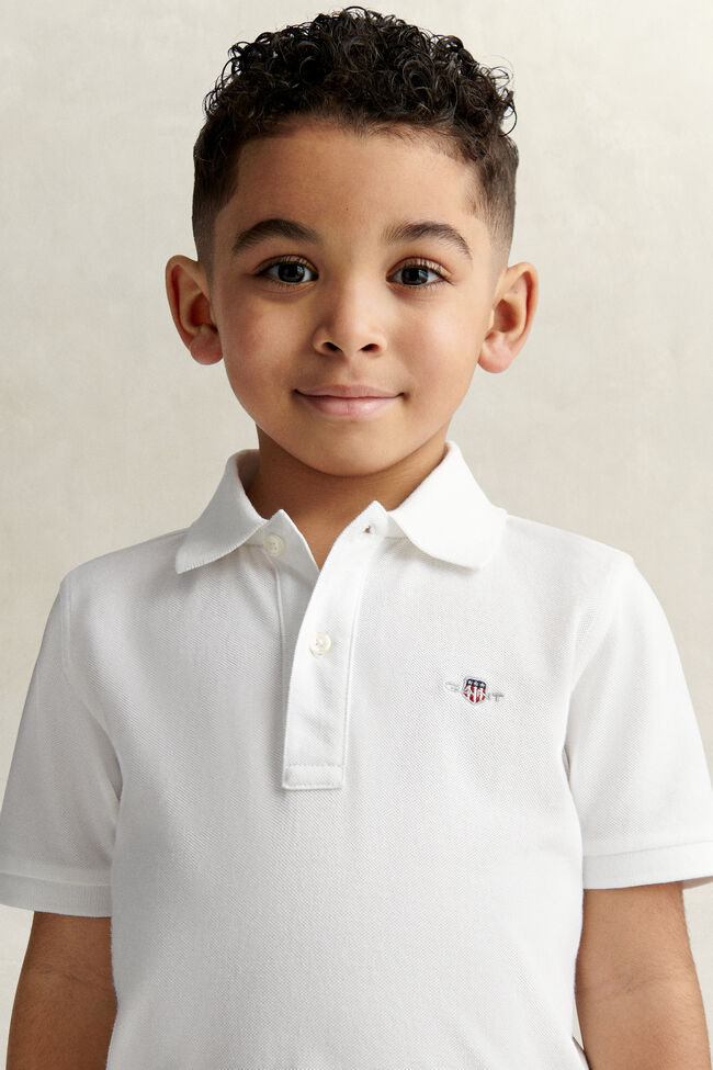 Kids Shield Piqu&eacute; Polo Shirt