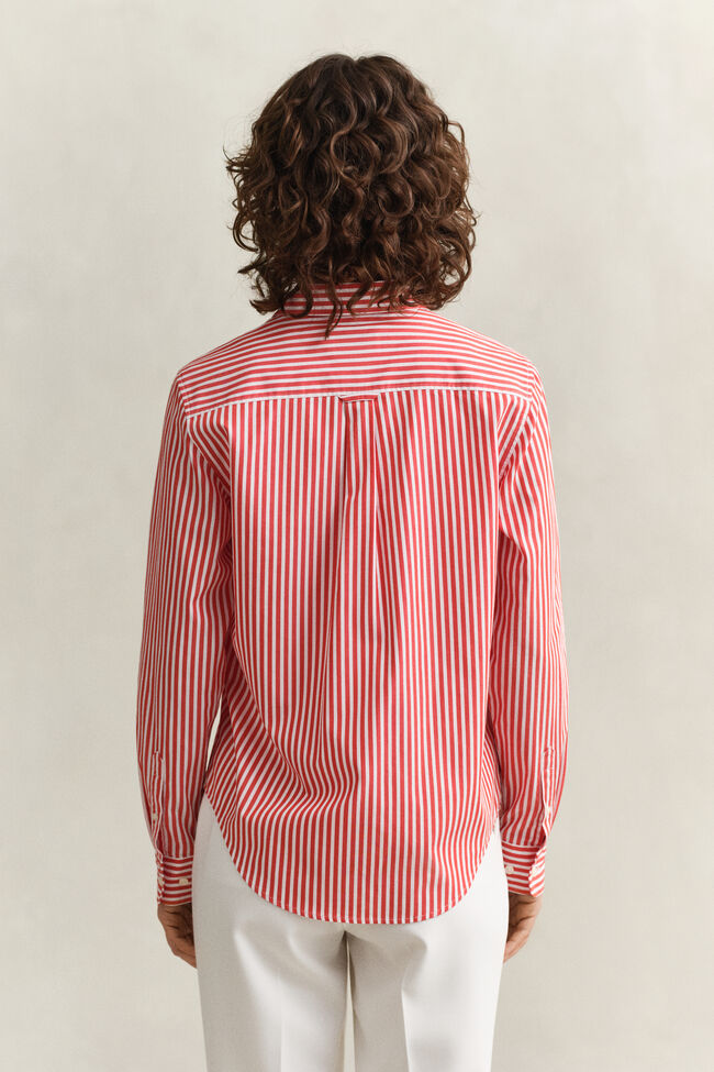 Regular Fit Classic Striped Poplin Shirt