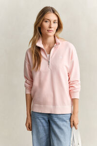 Washed Shield Half-Zip Sweatshirt