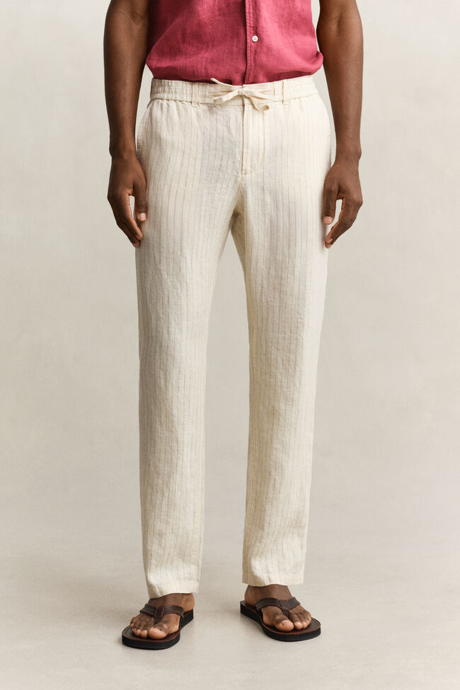 Striped Linen Pants