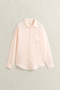 Relaxed Fit Striped Linen Shirt