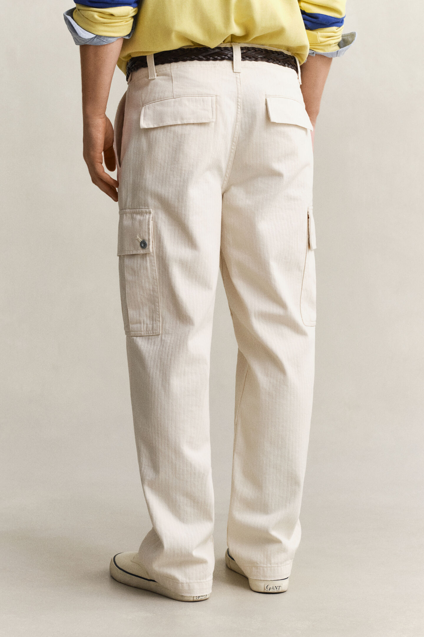 Herringbone Cargo Pants