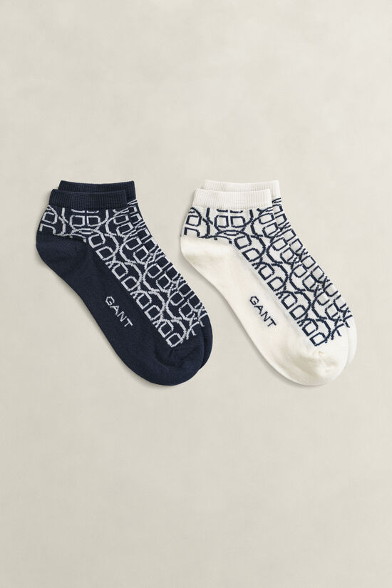 2-Pack Monogram Socks