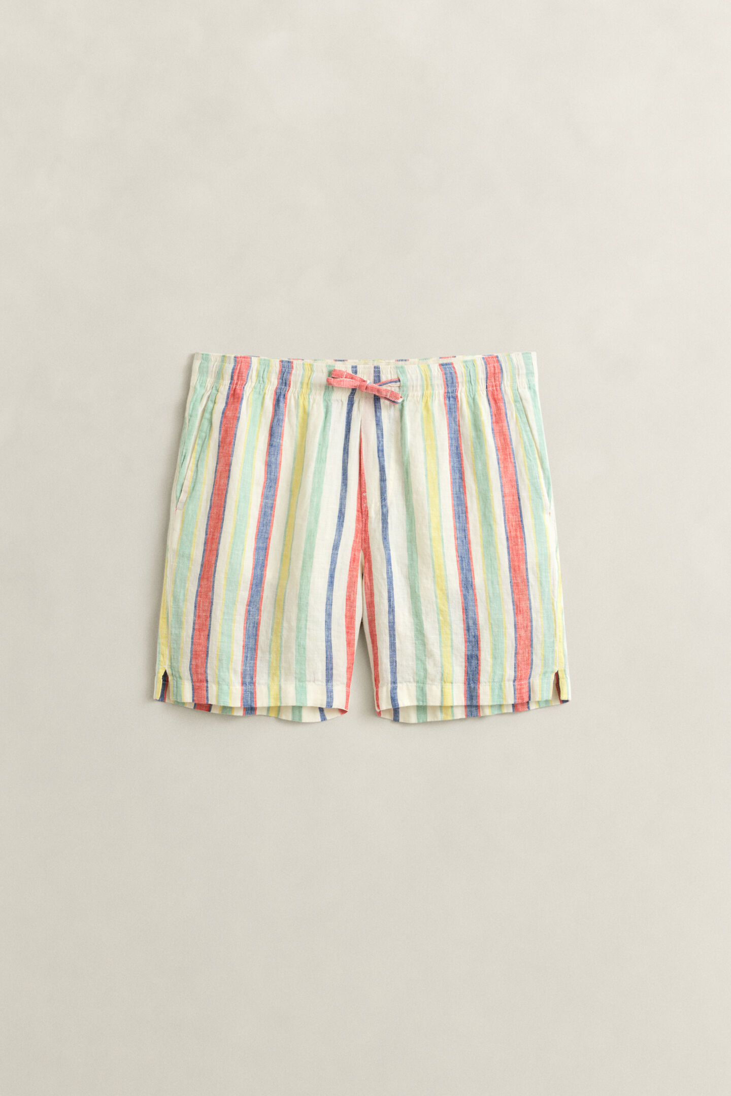 Striped Linen Shorts