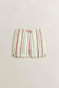 Striped Linen Shorts