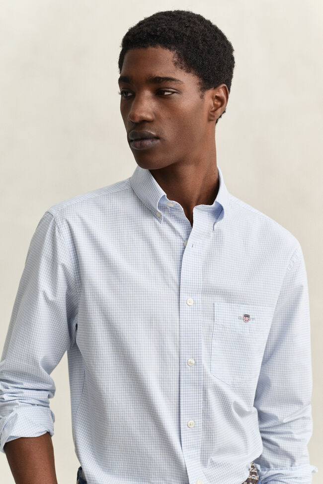 Gingham Classic Poplin Shirt