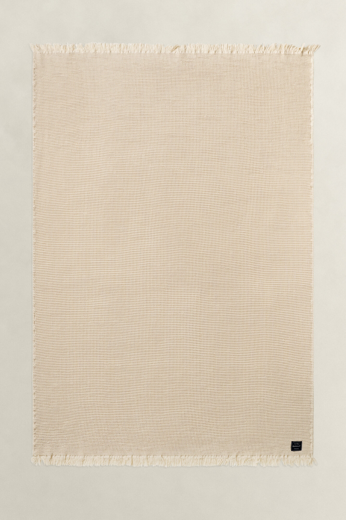 Waffle Textured Cotton Throw