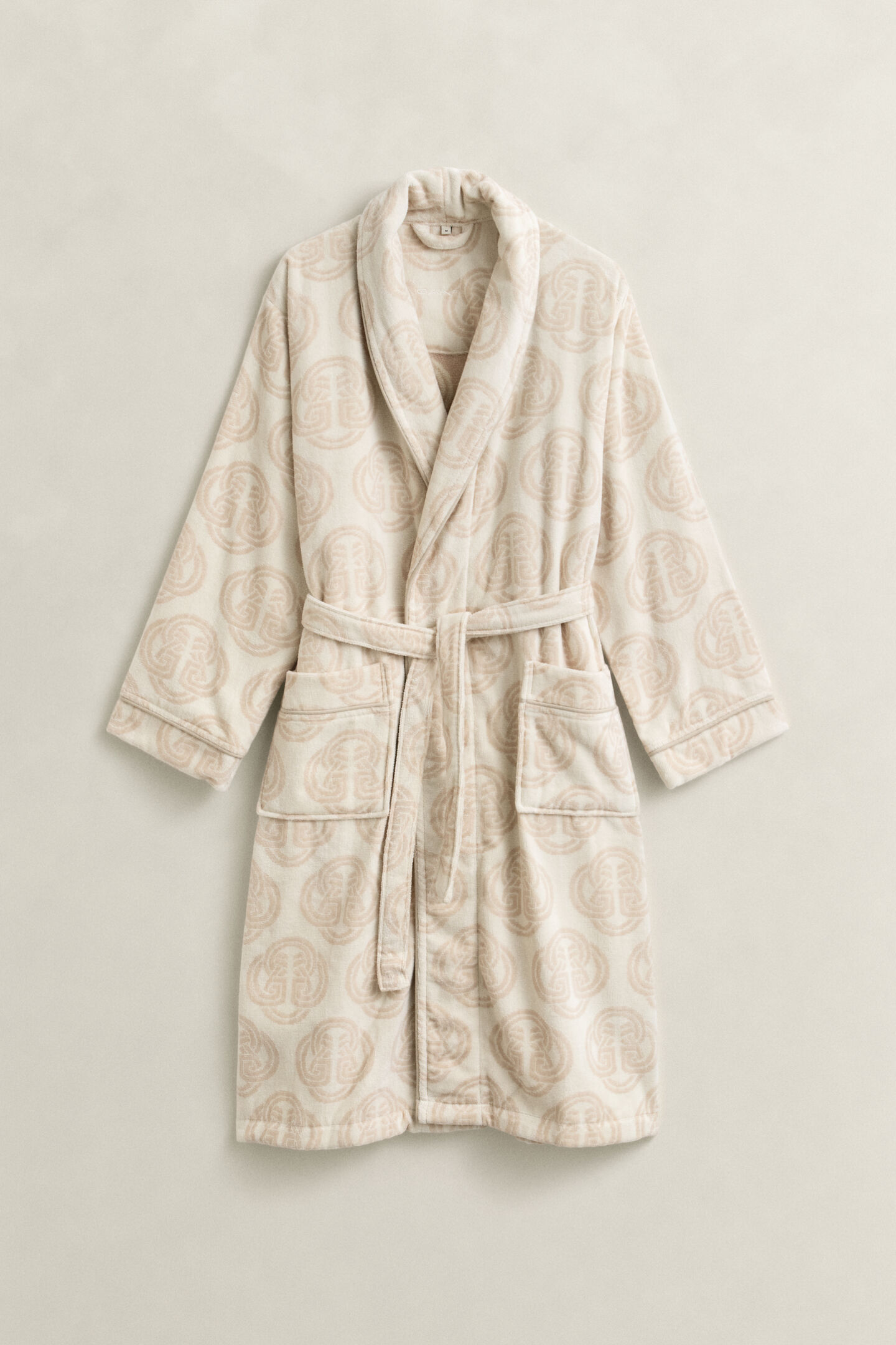 Monogram Print Robe