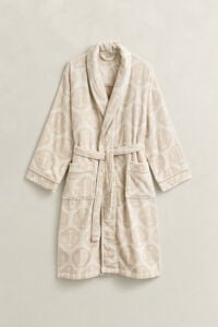 Monogram Print Robe
