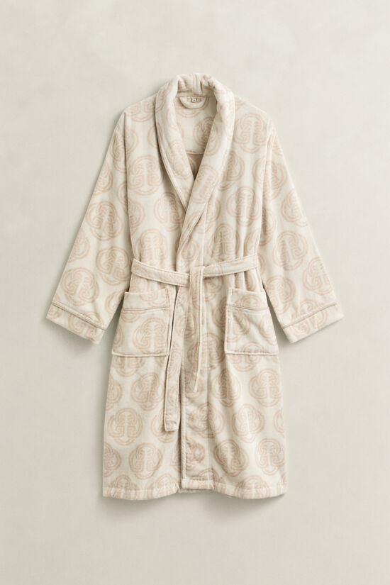 Monogram Print Robe