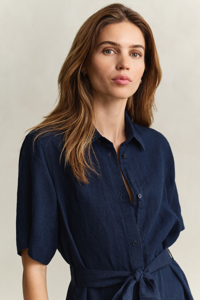 Linen Shirt Dress