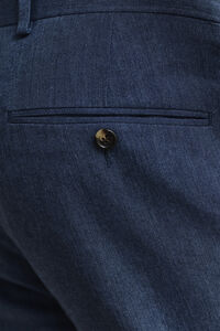 Linen Blend Suit Pants