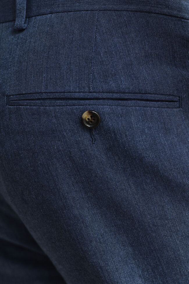 Linen Blend Suit Pants