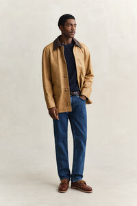 Textured Cotton Crew Neck Sweater