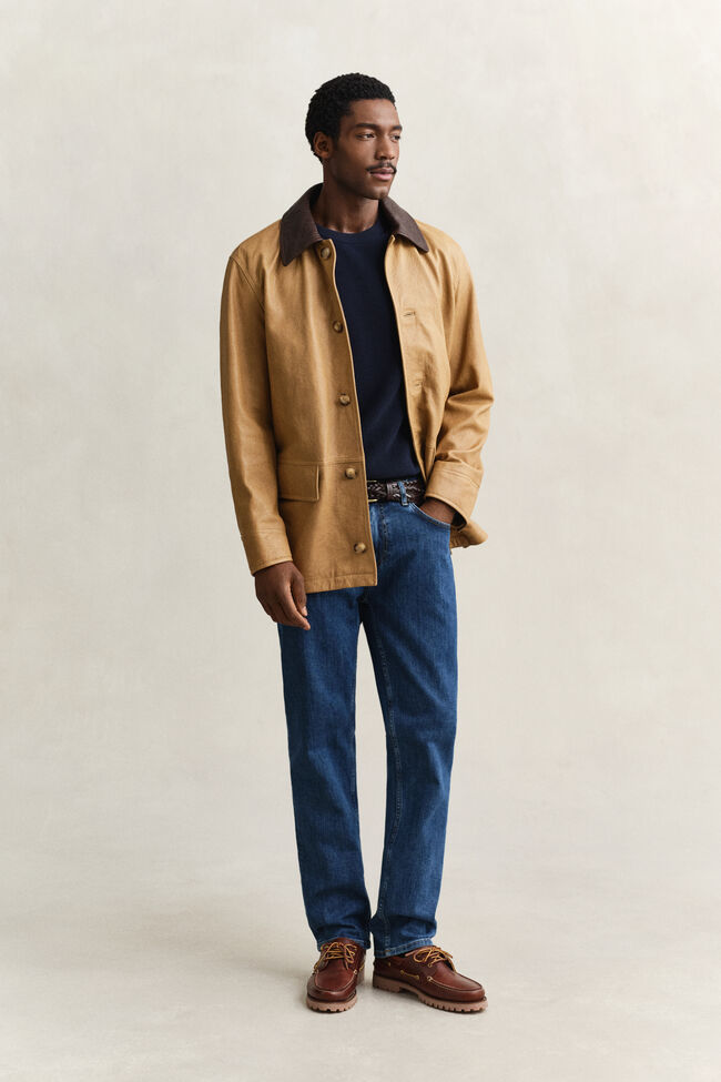 Textured Cotton Crew Neck Sweater