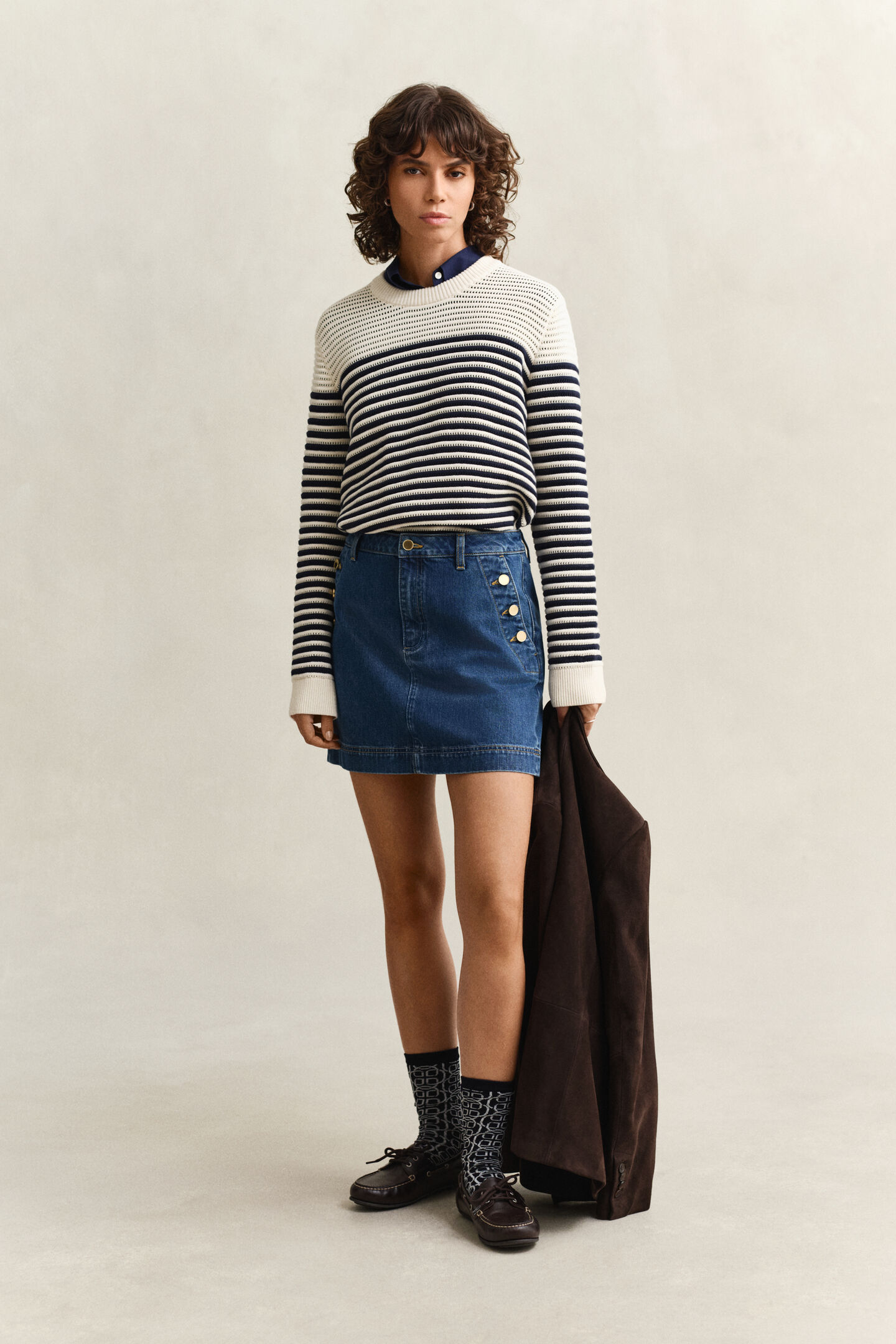 Striped Crew Neck Sweater