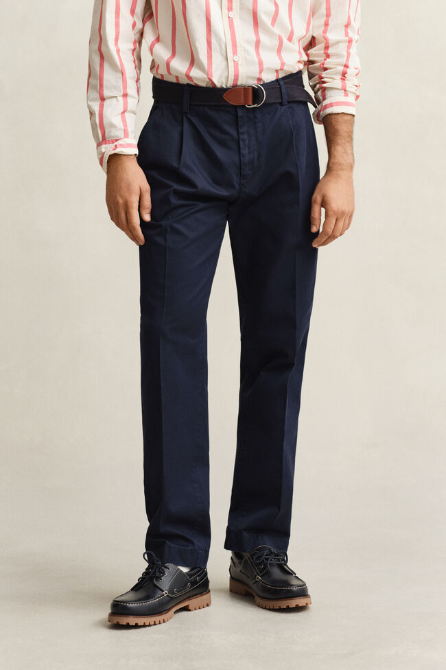 Regular Fit Cotton Twill Chinos