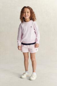 Girls Shield Sweat Shorts