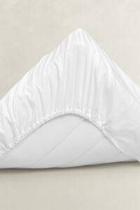 Sateen Double Fitted Sheet