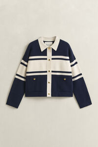 Color Blocked Cardigan