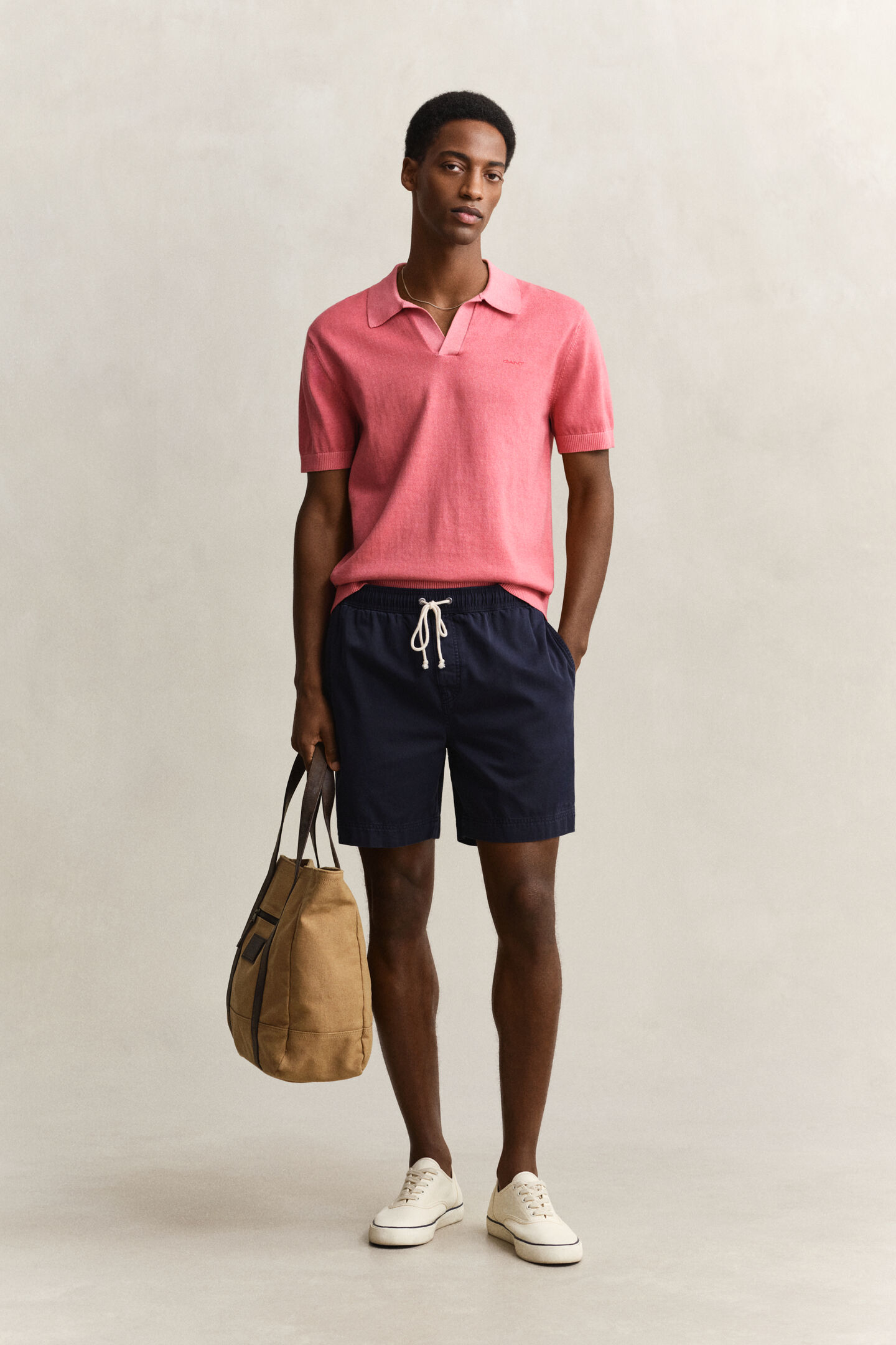 Sunfaded Polo Sweater