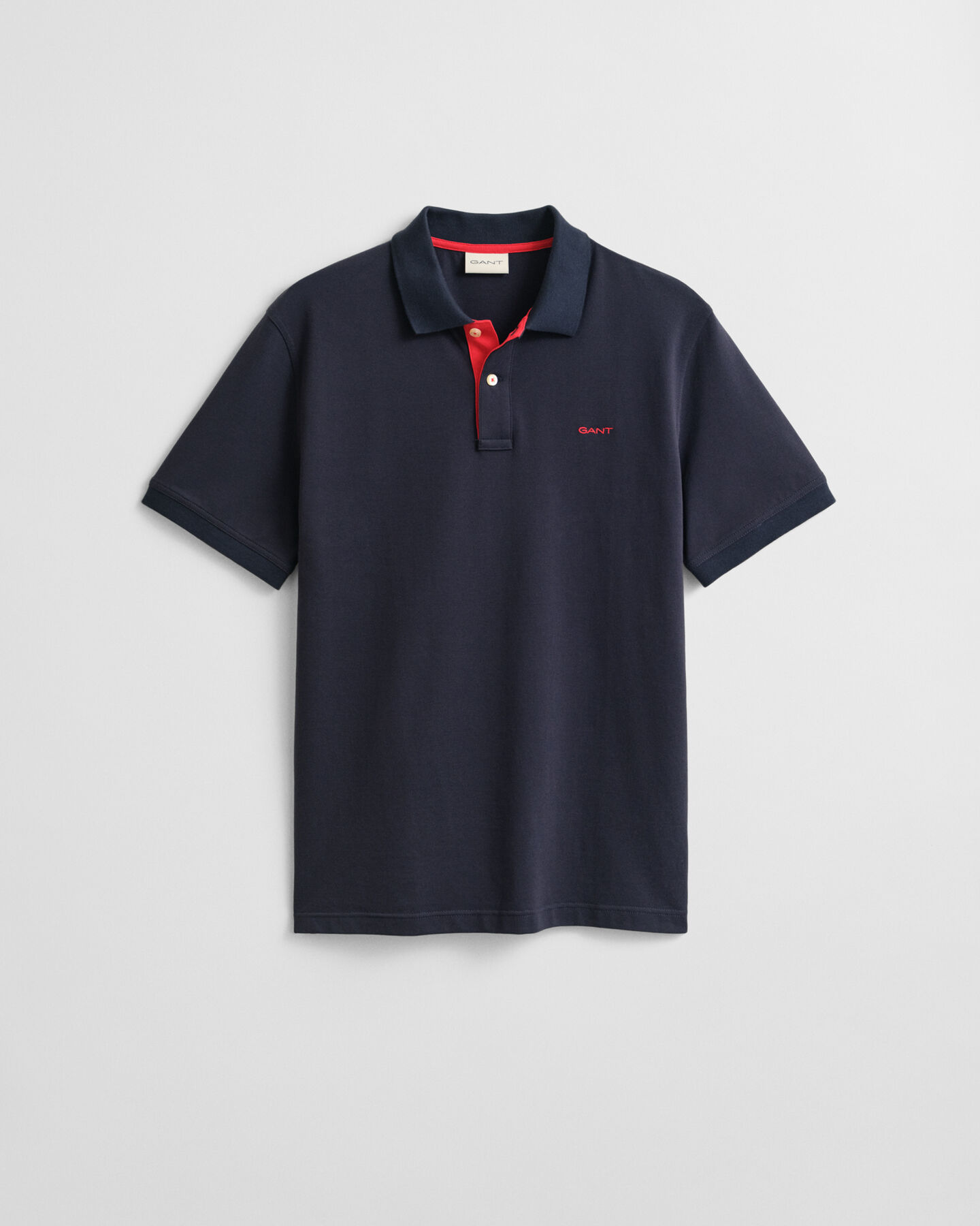 Contrast Piqué Polo Shirt