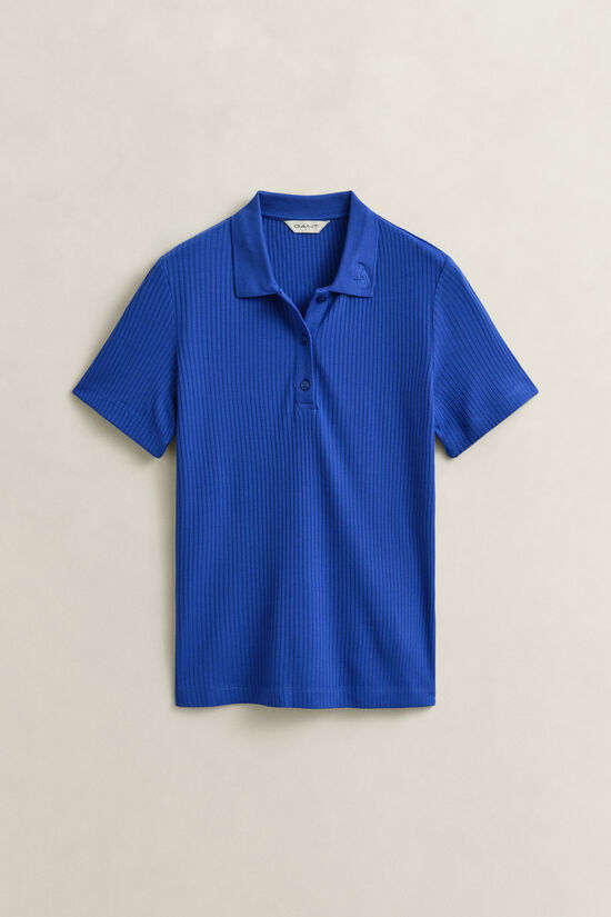 Ribbed Polo Shirt