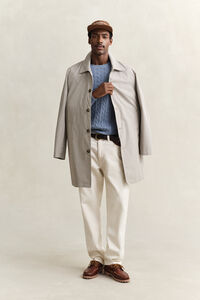 Cotton Cable Knit Crew Neck Sweater