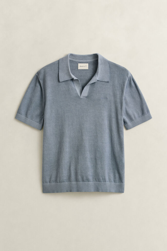 Sunfaded Polo Sweater