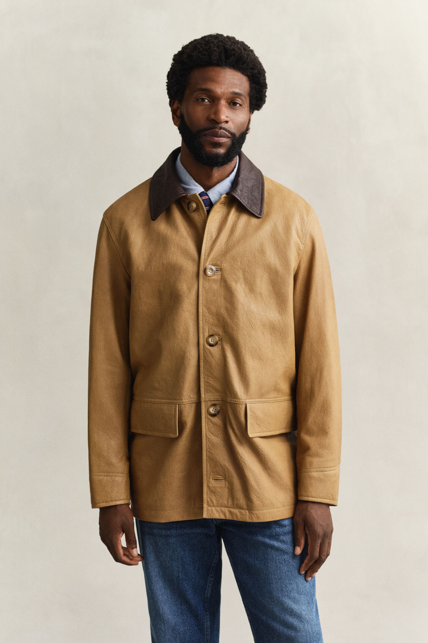 Leather Decker Jacket