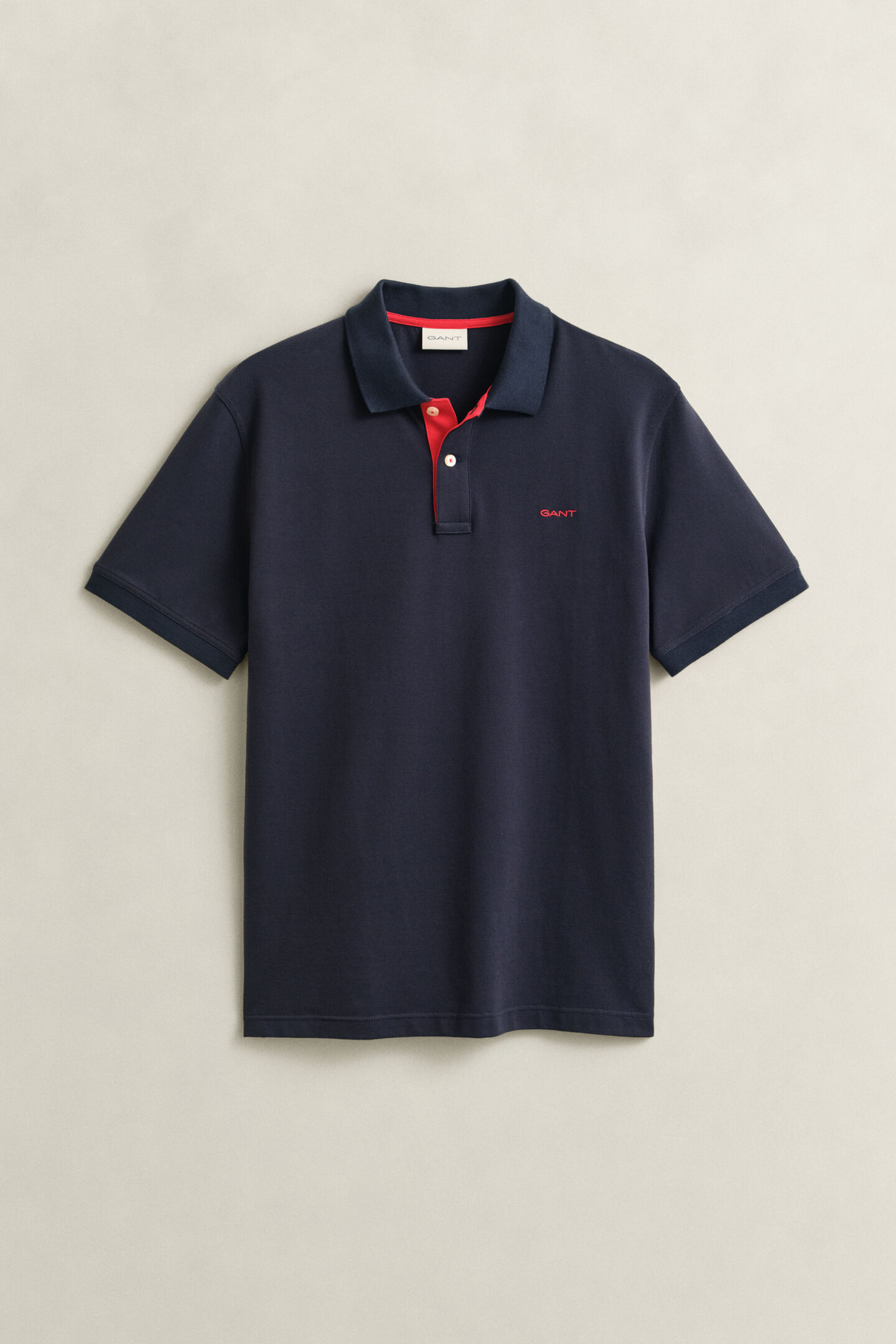 Contrast Piqu&eacute; Polo Shirt