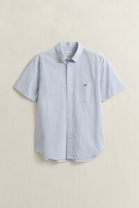 Gingham Classic Poplin Short Sleeve Shirt