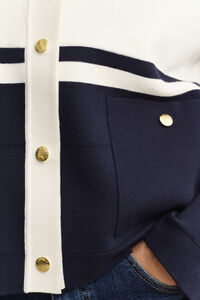 Color Blocked Cardigan