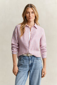 Regular Fit Striped Linen Shirt