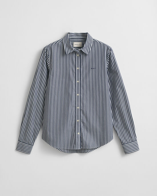 Regular Fit Classic Striped Poplin Shirt