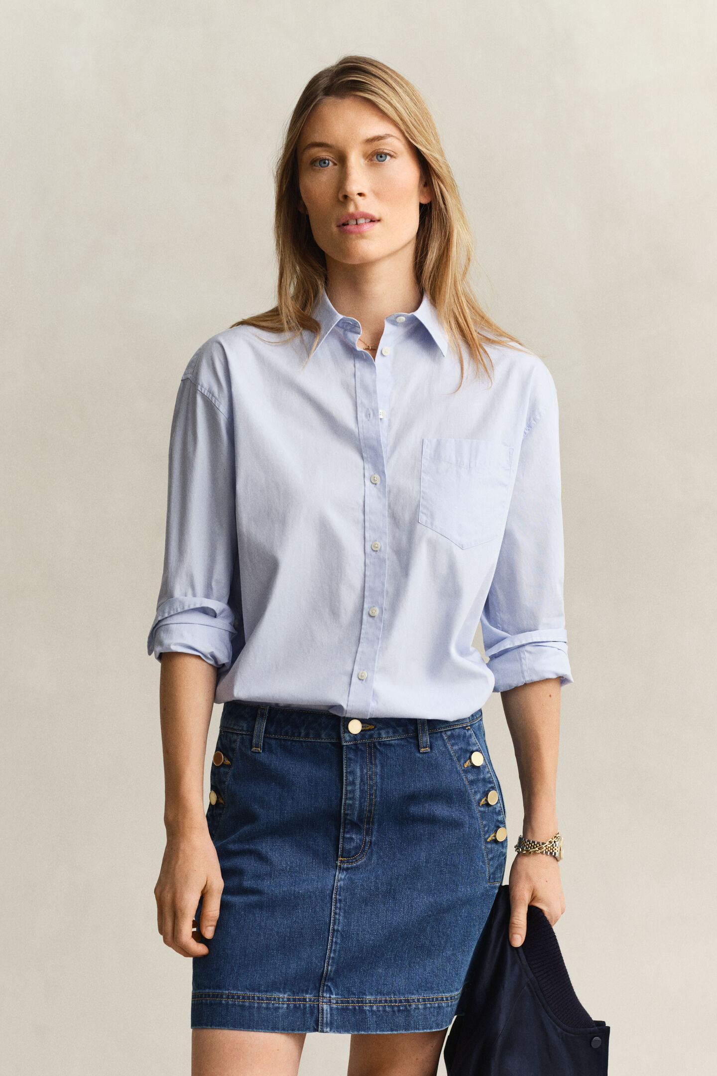 Relaxed Fit Classic Poplin Shirt