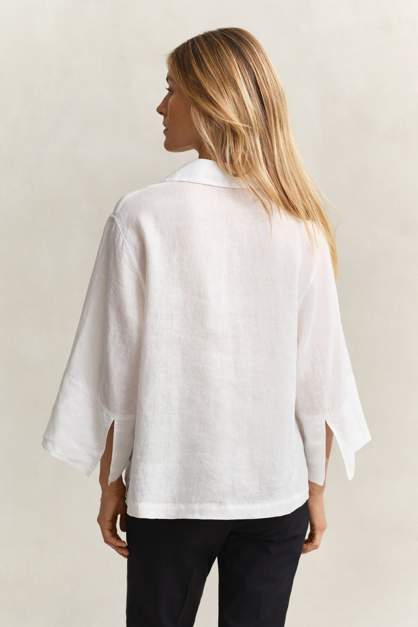 Popover Linen Shirt