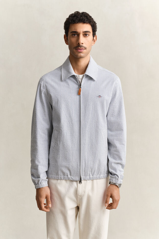 Seersucker Windcheater Jacket